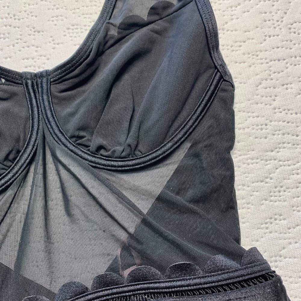 Ted Baker Women's Kesia Swimsuit Black Mesh 34C/D - Picture 3 of 14